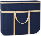 Quilt Storage Bag, Bedding Storage Bag, Thickened, Non-woven, Navy by Unknown