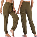 Envlon Women's Yoga Pants with Pockets Comfy Stretch Loose Wide Leg Casual Pants Breathable Running Workout Lounge Pants - Image 2
