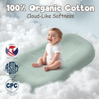 Infant Lounger for Newborn, XL Portable Baby Floor Lounger - Image 4