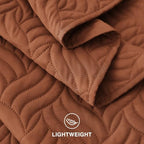 Love's cabin Quilts for Queen Bedspreads, 7 Pieces Bed in a Bag, Umber - Image 7