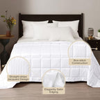 downluxe Down Alternative Blanket for Bed, Glass Beads, King, White - Image 2