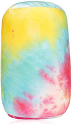 Neck Roll Pillow Tube Microbead Pillows Body Sopport Microbead Bolster 7 and 12Inches Travel Pillows for Chair Sleeping Car Seat Emotional Colorful Dormroom Accessory(Tie Dyeing) - Image 2