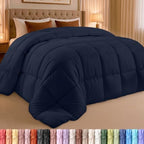 Utopia Bedding California King Comforter, Duvet Insert, Navy, 96 x 102 in by UTOPIABEDDING