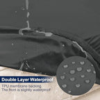 Smiry Waterproof Patio Cushion Covers, Stretch Outdoor Furniture Covers - Image 2