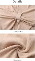 Spicy Sandia Women Elegant Knit Shawl Wraps Poncho Sweater for Fall Winter - Image 3