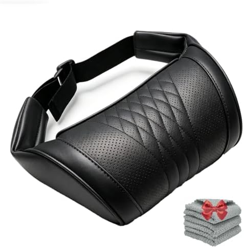 Universal Memory Foam Car Headrest Neck Pillow (Black,1) by Unknown