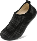Scurtain Mens House Slippers Comfortable Wide Diabetic Orthopedic Shoes by Scurtain