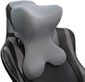 Car Neck Pillow for Driving Seat headrest Pillow/Gaming Chair Pillow with Adjustable Strap Removable Cover Ergonomic Design Neck Support Pillow for Car, Office Chair, Gaming Chair (Grey) by Newsty