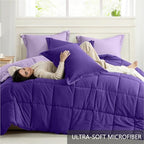 Homelike Moment King Size Comforter Set 3 Piece, Lightweight Soft Bed Sets - Image 5