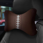 American Football Rugby Neck Pillow Portable Soft Headrest Bone Shaped Pillows for Car Home Office - Image 5