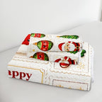 HOSIMA Cartoon Christmas Quilt Set King,Cute Bedspread with 2 Pillowcases. - Image 5