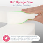 Dog Cone, No-Inflation Sponge Donut Collar for Dogs After Surgery - Image 2