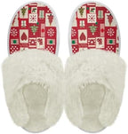 Cotton Slippers With Fluffy Edges House Slippers Non‑Slip Sole by Unknown