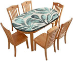 Tablecloth Pad, Plaid Pattern Printed on Fitted Oval Tablecloth, for Home & Daily Use Nightstands, Fits for 52" x 70" Oval Tables by tablecovertablecloth