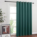 NICETOWN Bedroom Window Blackout Curtain Panel - Home Decoration Thermal Insulated Blackout Drape/Drapery for Loft, Guestroom (Hunter Green, 1 Panel, 80 x 84 inch) by NICETOWN