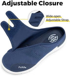 FitVille Orthopedic Slippers for Men with Arch Support, Extra Wide Slip-On Design for All-Day Comfort Ideal for Diabetes, Neuropathy, Swollen Feet & Lymphedema - Image 4