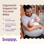 Boppy Anywhere Travel Nursing Pillow, Compact Breastfeeding Support Pillow - Image 3