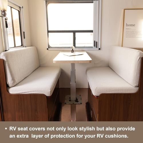 Eco-Ancheng RV Dinette Cushion Covers Seat Covers Camper Cushions Slipcover - Image 6