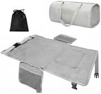 Inflatable Beds, Toddler Travel Bed, Toddler Airplane Bed, Portable Airplane Seat Extender Travel for Toddlers, Lightweight Oxford Fabric - Gray by Unknown