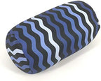 Bookishbunny 2pcs Micro Bead Microbead Roll Pillow Cushion for Bed Back Neck Head Body Support, 13" x 7", Various Designs (Navy+NavyStripe) - Image 3