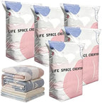 2026 New No-Pump Vacuum Storage Bags, 3D Vacuum Storage Bags, Portable Large Clothes Compression Bags for Household Use, Convenient Cube Storage Bag for Clothes, Comforters (5, 31.5 * 39.4in) by AIIONP