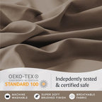 Split King Sheets for Adjustable Bed, Soft Deep Pocket Bed Sheets Set, 5PC - Image 5
