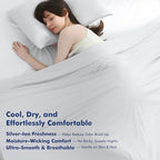 Elegear Silver-Infused Cooling Blanket for Hot Sleepers, King - Image 4