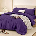 FUANNA Full Comforter Set 7 Pieces, Luxury Bed in a Bag Soft Bedding Sets by FUANNA