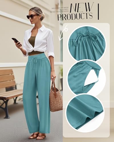 3 Pack Women's Comfy Lounge Pants Wide Leg Yoga Pants - Image 3
