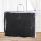 SUPERIOR All Season Reversible Down Alternative Comforter, King, Black - Image 5