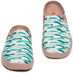 UIN Slipper Woman Travel Art Painted Shoes Wide Toe Casual Home Slip On Mules Malaga - Image 2