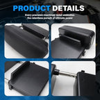 FEXON Car Armrest Storage Box, Adjustable Height Seat Gap Organizer, Black - Image 3