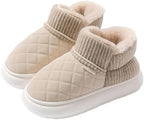 Women's Slip On Ankle Boot Slippers 2026, Closed Toe Winter Design: Diamond Quilted Upper - Ribbed Foldover Cuff | Plush Fleece Lining Thick Platform Outsole/Indoor Outdoor Lounge Travel Wear - Image 3