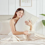 GOKOTTA Soft Standard Pillow Cases, Luxury Silky Cooling Pillow Cases for Hot Sleepers, 100% Rayon Derived from Bamboo, Envelope Closure and Reversible Pillowcases for Hair and Face(20"*26") - Image 3