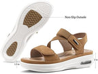 mysoft Women's Comfortable Walking Sandals Platform Wedge Ankle Strap - Image 5