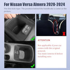 YJYWZH Armrest Box for Nissan Versa Almera Accessories, Black Thread - Image 2