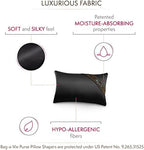 Bag-a-Vie Handbag Shaper Pillow Luxury Handbag & Purse Shaper - [Tres Mini] 7' x 4.5' - Fits Mini Flap and Clutches - Black - Image 3