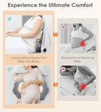 DONAMA Memory Foam Pregnancy Pillow Maternity Wedge Pillow for Side Sleeper - Image 3
