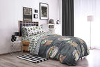 Star Wars Mandalorian Grogu Twin Comforter Set 4 Piece Kids Bedding, Gray - Image 6