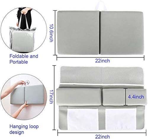 Kneeler Pad Elbow Support, Baby Bath Kneeler with Elbow Rest Set for Large Bathtub with Toy Organizer, Baby Bath Kneeler - Image 2
