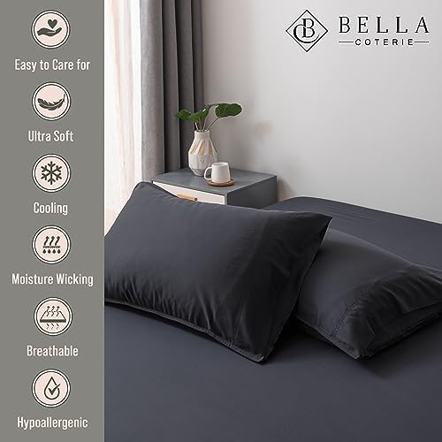 BELLA COTERIE | Luxury Bamboo Viscose Queen Size Pillowcase Set - Image 2