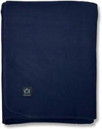 Arcturus King Size Wool Blanket (90"x 108") | Thick, Washable, Navy Blue - Image 6