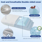 Adjustable Memory Foam Pillow, Cervical Pillow for Neck Pain Relief - Image 4