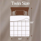 Utopia Bedding Twin Comforter, Duvet Insert, White, 64 x 88 Inches - Image 2