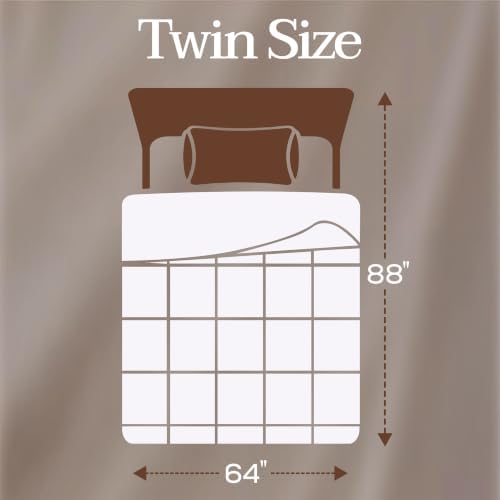 Utopia Bedding Twin Comforter, Duvet Insert, White, 64 x 88 Inches - Image 2