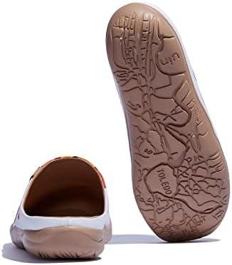 UIN Slipper Woman Travel Art Painted Shoes Wide Toe Casual Home Slip On Mules Malaga - Image 6