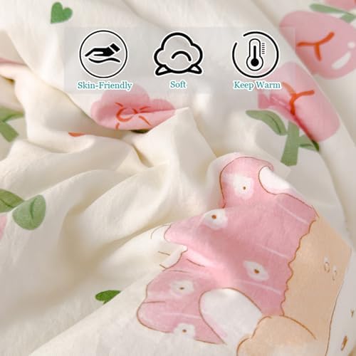 Simple Spring Comforter Full Size, Category A Maternal and Infant Grade Quilt Core - Healthy Warm Comfortable Comforter for Bedroom Living Room Bed Decor(C,200 * 230cm/79 * 91") - Image 2