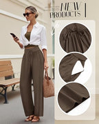 3 Pack Women's Comfy Lounge Pants Wide Leg Yoga Pants - Image 3