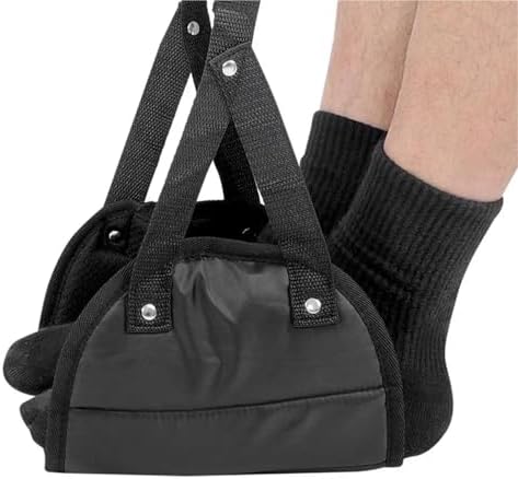 Foot Hammock for Plane Travel 8PCS Adjustable Hammock - Travel Style, Airplane Footrest, Rail/Car - Image 3