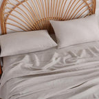 100% French Linen Pillowcase Set of 2, Natural Pure Linen Pillow Covers - Image 3